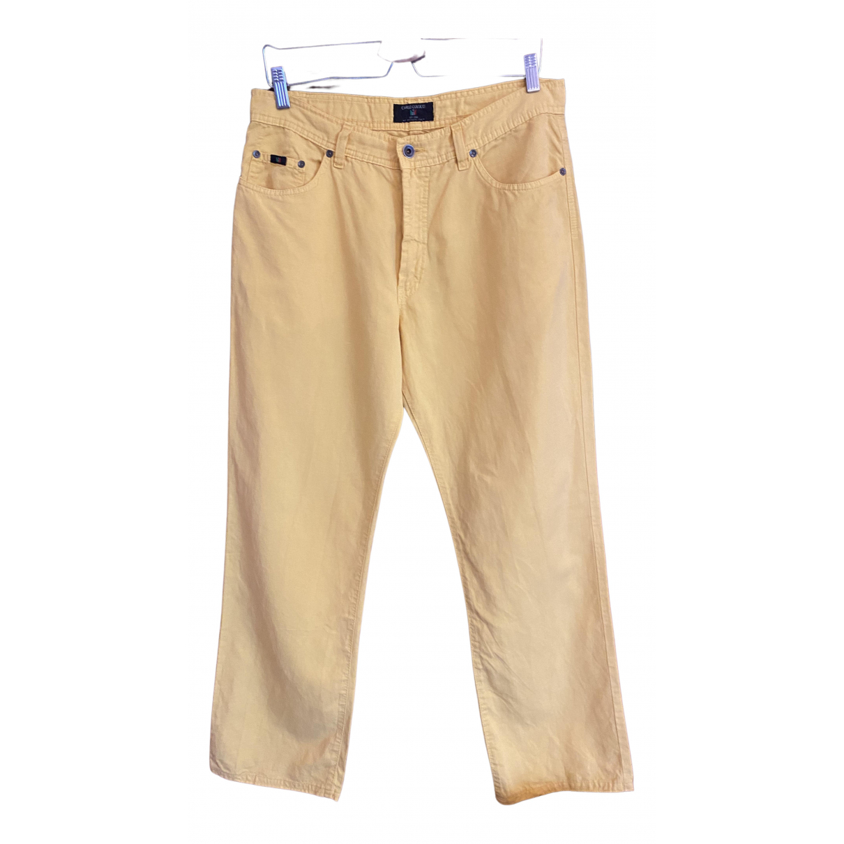 Jeans CARLO COLUCCI Yellow size 44 FR 
